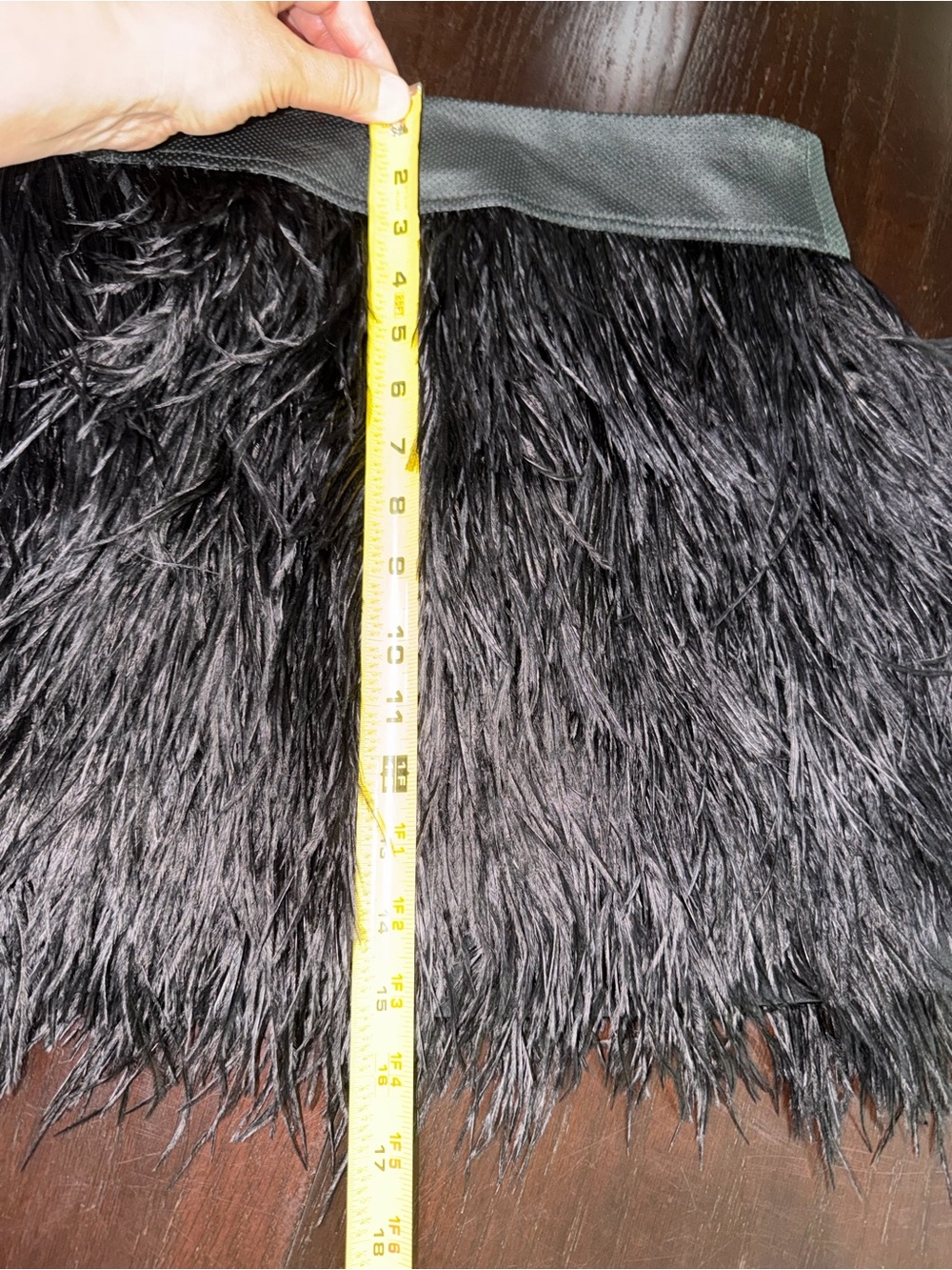 Robert Rodriguez Black Sheep Leather & Feather Mini Skirt - Size 8 - Picture 6 of 9